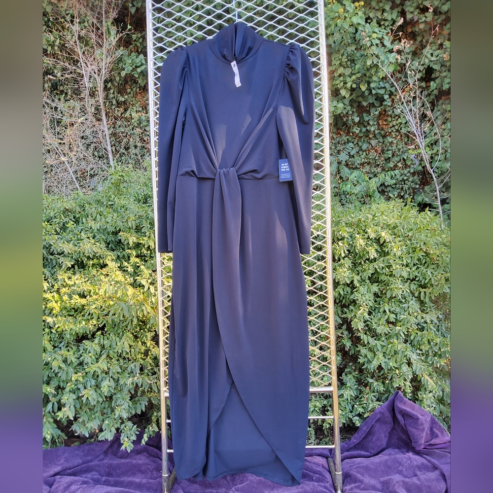 Express long-sleeve dress black, NWT